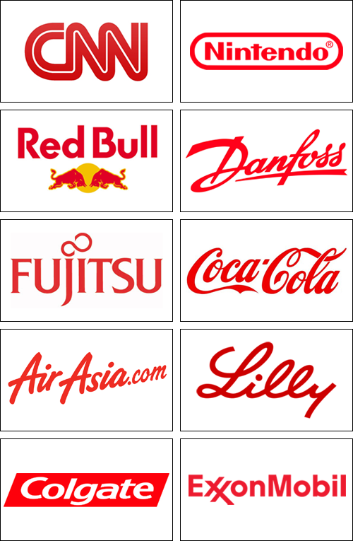 red logos