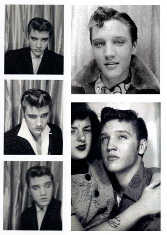 Elvis Presley y una amiguita